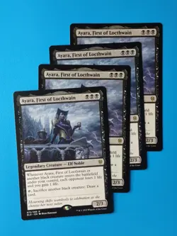MTG 1x Ayara First of Locthwain NM Throne of Eldraine (multi available) Magic - Image 2