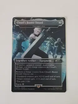 Cloud's Buster Sword - Umezawa's Jitte (Rainbow Foil) Secret Lair Drop Foil - Image 1