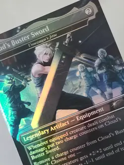 Cloud's Buster Sword - Umezawa's Jitte (Rainbow Foil) Secret Lair Drop Foil - Image 2
