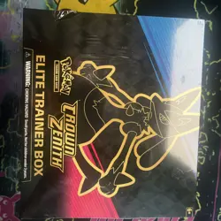 Pokemon TCG: Crown Zenith Elite Trainer Box - 10 Packs Tear on wrapping 820650851476 - Image 1