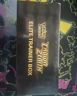 Pokemon TCG: Crown Zenith Elite Trainer Box - 10 Packs Tear on wrapping 820650851476 - Image 2
