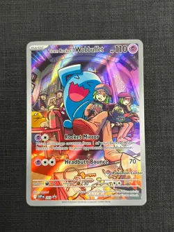 Pokemon Team Rocket's Wobbuffet (Pokemon Center Exclusive) 203 #2 - Image 1