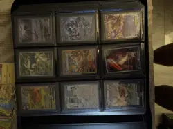 27 Pages Full Pokemon Top Loaded Binder Collection Cards + More Pokemon Cards - Image 1
