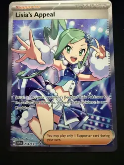 Lisia's Appeal 234/191 Full Art Trainer Surging Sparks Pokemon TCG NM Card - Image 1