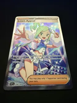 Lisia's Appeal 234/191 Full Art Trainer Surging Sparks Pokemon TCG NM Card - Image 3
