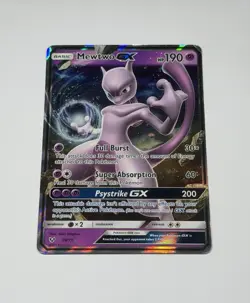 Mewtwo GX 39/73 Shining Legends Ultra Rare Holo Pokemon Card TCG 2017 LP/MP - Image 1