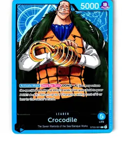 Crocodile (001) ST03-001 Leader Revision Pack Cards One Piece Foil LP - Image 1