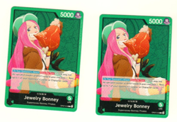 Set Of 2 Jewelrey Bonney OP07-019 One Piece Trading Card - Image 1