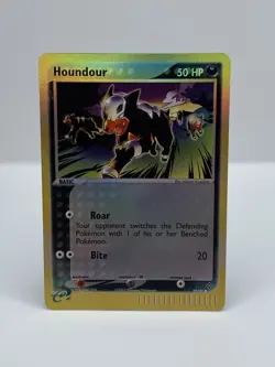 Pokemon TCG Houndour Reverse Holo 59/97 EX Dragon Rare Card 2003 NM - Image 1