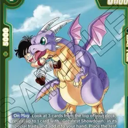 Son Gohan F808-056 R Battle Card 5000 Power Greatest Showdown Dragon Ball - Image 1