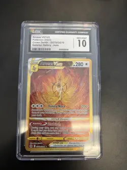 Arceus VSTAR Secret Rare Holo GG70/GG70 Crown Zenith Pokemon TCG Card - Image 1
