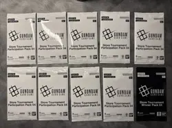 Gundam Card Game Store Tournament Winner Pack 04 (1) + Promo Packs 04 (9) - Image 2