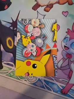 POKEMON Topps Puzzle Piece Card P03 OF 6 Pikachu Jessie Jigglypuff Nintendo - Image 1