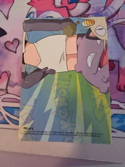 POKEMON Topps Puzzle Piece Card P03 OF 6 Pikachu Jessie Jigglypuff Nintendo - Image 3