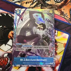 One Piece Card Game ENGLISH TCG Mr. 2 Bon Clay OP16-055 Rare R Alt Alternate Art - Image 1
