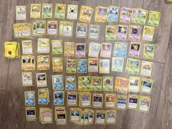 103 Card Lot Pokemon Base Set 2 - Rare/Common/Uncommon - Image 1