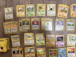 103 Card Lot Pokemon Base Set 2 - Rare/Common/Uncommon - Image 2