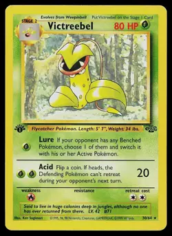 Pokemon Card Jungle Victreebel 30/64 1st Edition Rare - Image 1