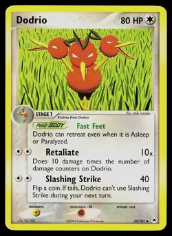 Pokemon Card Hidden Legends Dodrio 33/101 Uncommon - Image 1