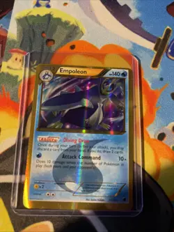 Pokemon TCG Secret Rare Empoleon 117/116, Plasma Freeze 2013 Full Art Holo NM - Image 1