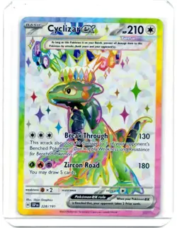 SV08: Surging Sparks Cyclizar ex #228/191 Pokemon Card - Image 1
