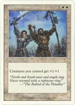 Glorious Anthem - 7th Edition - Rare MP - Image 1
