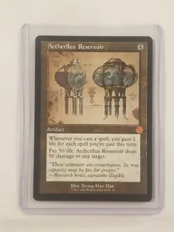Aetherflux Reservoir (Schematic) - The Brothers' War: Retro Frame Artifacts (65) - Image 1
