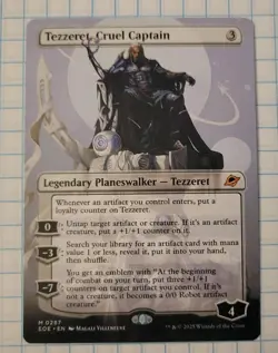Tezzeret, Cruel Captain (Borderless) Edge of Eternities Regular 0287 EOE M MTG - Image 1