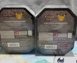 Pokemon 25th Anniversary Celebrations Tin Set: Lance's Charizard & Dark Sylveon - Image 2