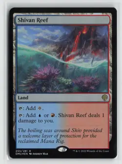 Shivan Reef 255 Foil Dominaria United DMU MTG Magic - Image 1