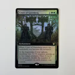 2023 NM WoE Extended art Foil Court of Garenbrig MTG - Image 1