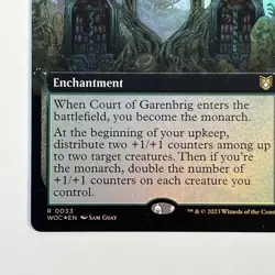 2023 NM WoE Extended art Foil Court of Garenbrig MTG - Image 5