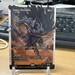 MTG Super Shredder (Showcase) (Fracture Foil) Teenage Mutant Ninja Turtles 295 - Image 1