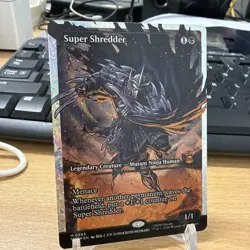 MTG Super Shredder (Showcase) (Fracture Foil) Teenage Mutant Ninja Turtles 295 - Image 2