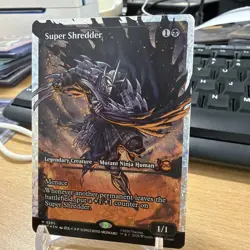 MTG Super Shredder (Showcase) (Fracture Foil) Teenage Mutant Ninja Turtles 295 - Image 3