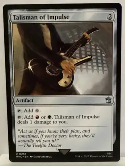 Talisman of Impulse Universes Beyond: Doctor Who Regular - Image 1