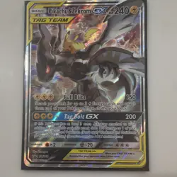 Pokemon TCG Pikachu & Zekrom GX SM168 SM-P Promo Holo TAG TEAM 240HP EN 2019 - Image 1