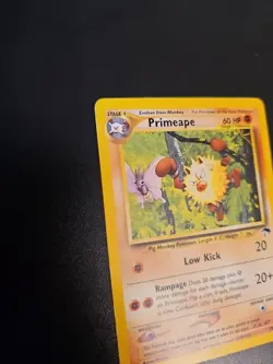 2001 Pokemon Primeape 18/18 Southern Islands PROMO - LP - Image 5