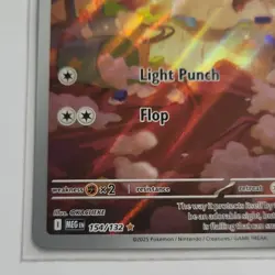 Pokemon TCG Stufful 154/132 Me01 Mega Evolution Full Art Holo IR EN Basic HP70 - Image 2