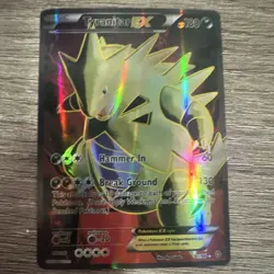 Pokemon TCG Tyranitar EX 91/98 XY Ancient Origins Ultra Rare Holo Full Art - Image 1