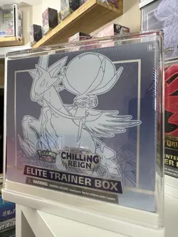 Pokemon TCG Chilling Reign Ice Rider ETB Sealed w/ Target Clear Case - Image 1
