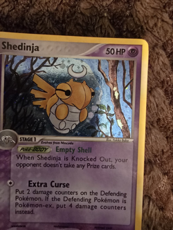 Shedinja 14/107 EX Deoxys Holo Rare Holo English 2005 Pokemon TCG 50 HP - Image 1