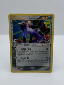 Pokemon TCG Mightyena Holo Rare Delta Species EX Delta Species Stamped 24/113 - Image 1