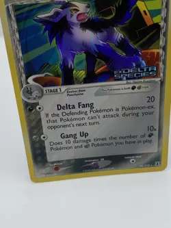 Pokemon TCG Mightyena Holo Rare Delta Species EX Delta Species Stamped 24/113 - Image 5