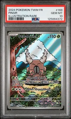 PSA 10 Scarabrute 168/167 Pokemon EV6 : Mascarade Crepusculaire - Francais - Image 1