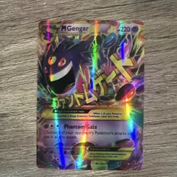 Pokemon TCG M Gengar EX 121/119 XY Phantom Forces SECRET RARE Holo Full Art - Image 1