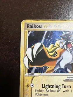 Raikou 114/115 Pokemon TCG Gold Star EX Unseen Forces DMG - Image 2