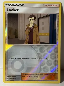 Looker Reverse Holo 126/156 SM Ultra Prism NM Pokemon Fast Ship - Image 1
