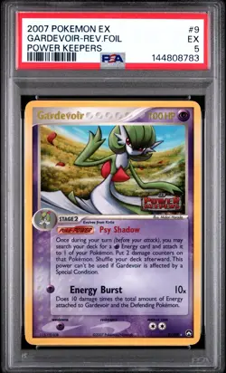 PSA 5 2007 Pokemon EX Power Keepers Gardevoir REVERSE Holo Foil Rare 9/108 - Image 1