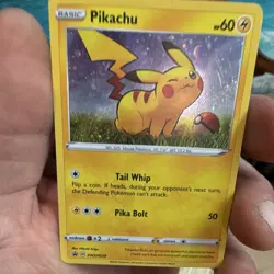 Pokemon TCG Pikachu SWSH039 Sword & Shield Promo Holo Basic 60 HP English 2020 - Image 1